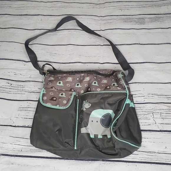 Baby Boom Elephant Duffle Diaper Bag - Picture 1 of 7